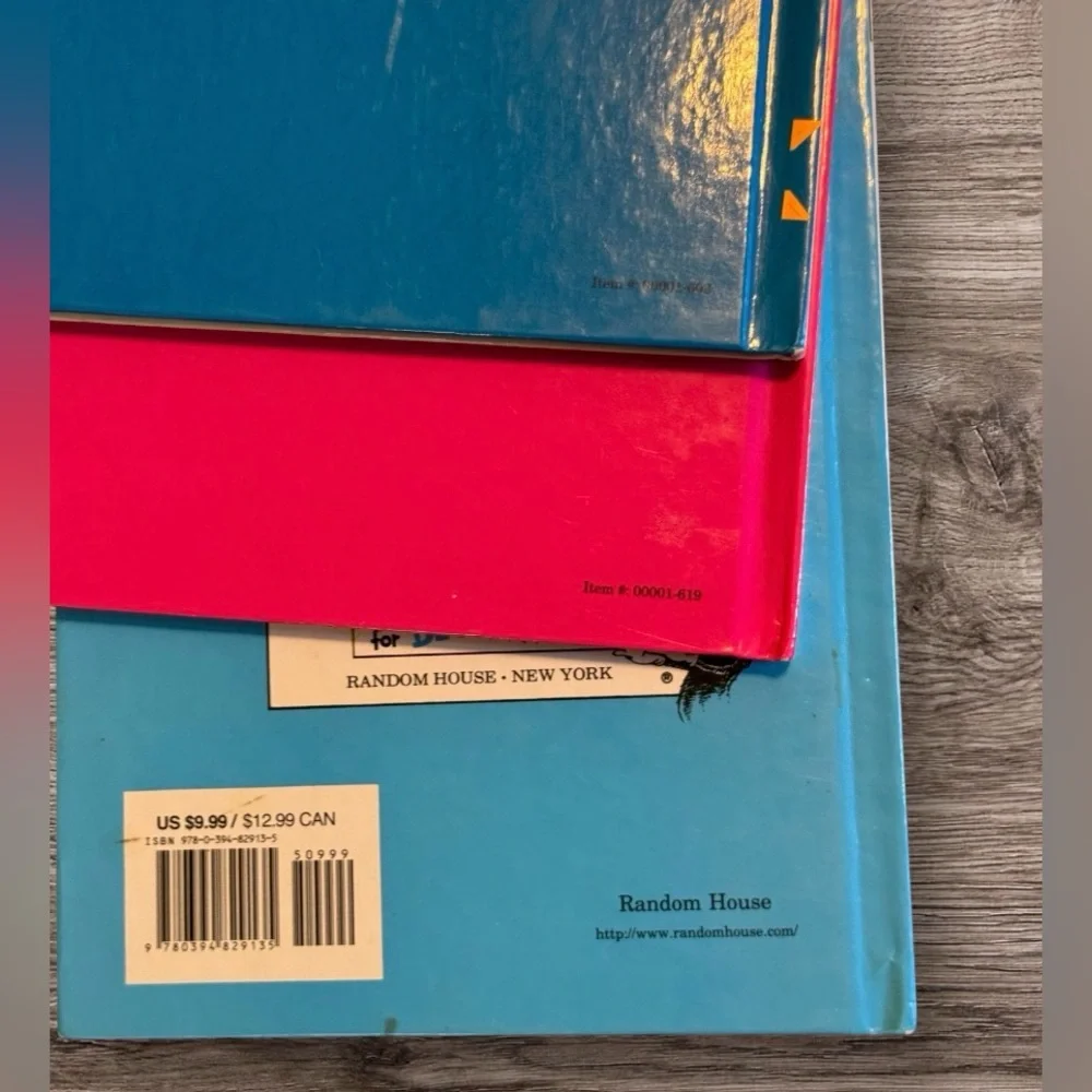 3 Dr. Seuss Books hardback